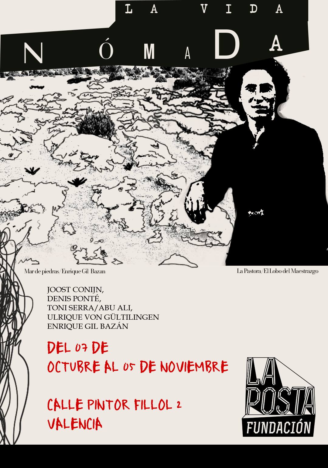 Exposition "La Vida N?mada", La Posta fundaci?n, Valencia, Espa?a 7 octobre 2022